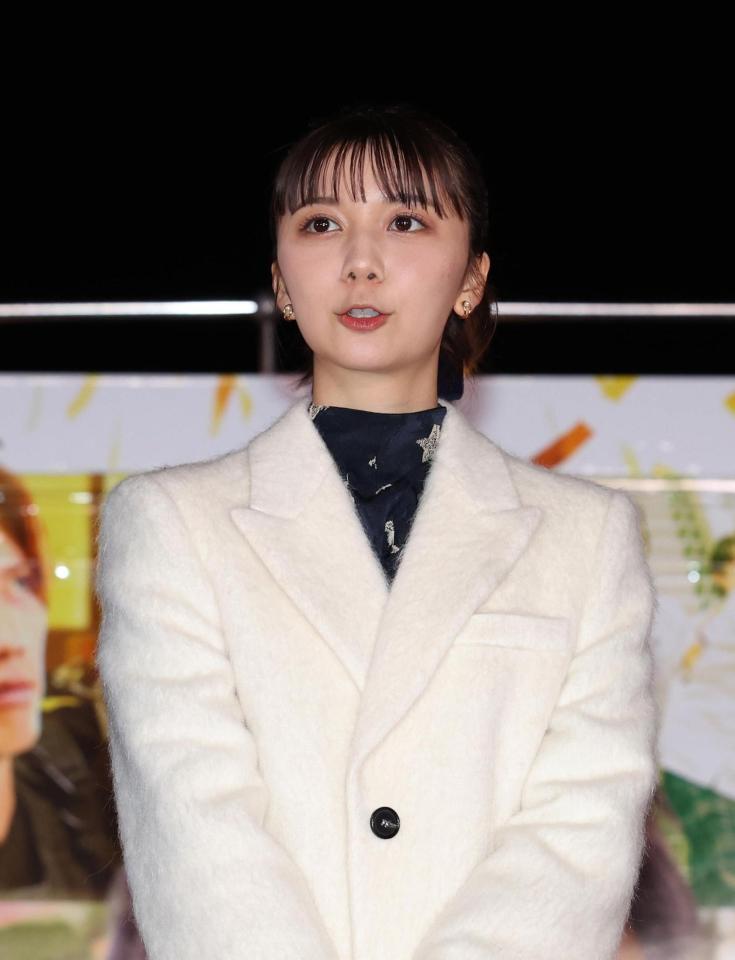 　イベントに登場した上白石萌歌（撮影・佐々木彰尚）