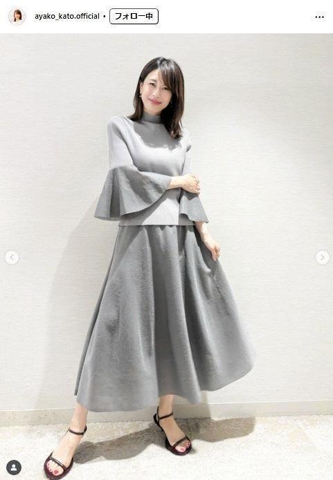 加藤綾子インスタグラム＠ａｙａｋｏ＿ｋａｔｏ．ｏｆｆｉｃｉａｌから