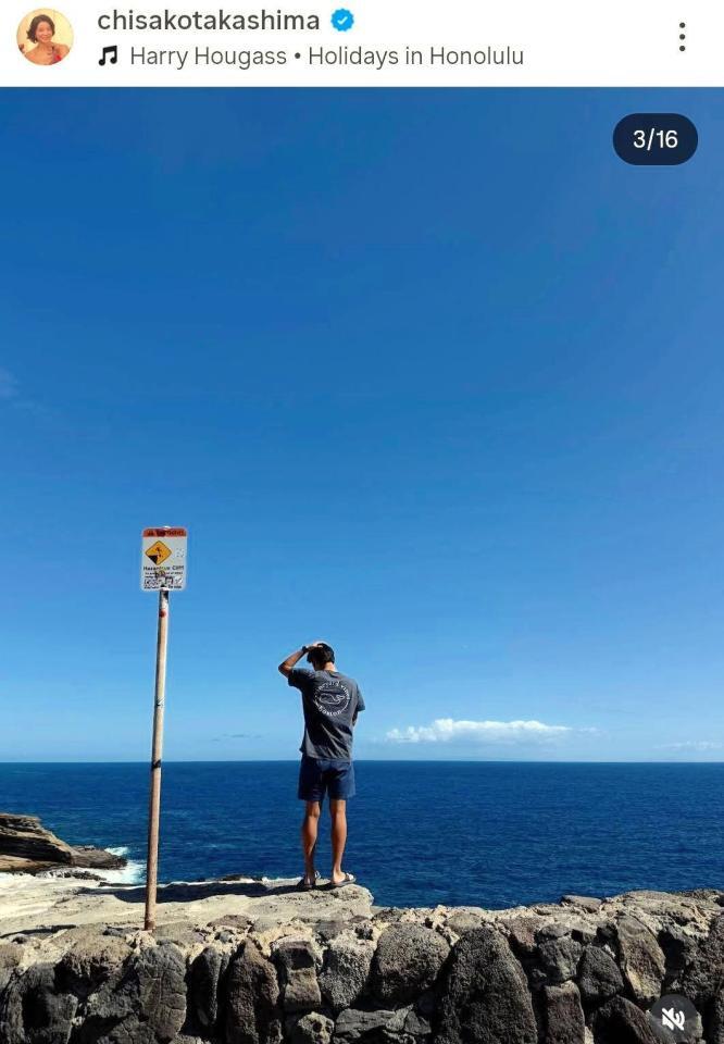 高嶋ちさ子のインスタグラム＠ｃｈｉｓａｋｏｔａｋａｓｈｉｍａ（１１月２９日付）より 