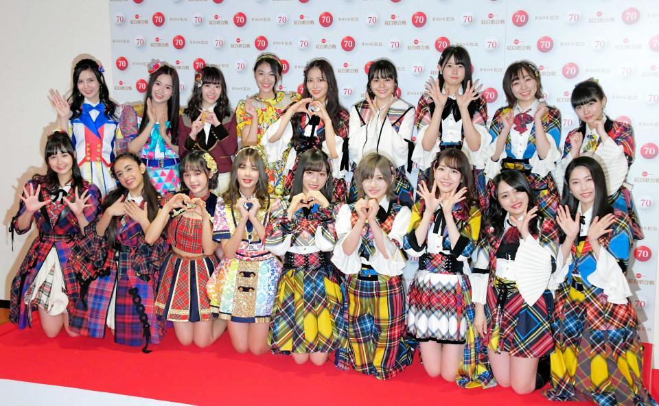 海外姉妹グループと共演するＡＫＢ４８＝２０１９年１２月