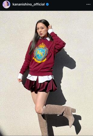 西野カナのインスタグラム＠ｋａｎａｎｉｓｈｉｎｏ＿ｏｆｆｉｃｉａｌから