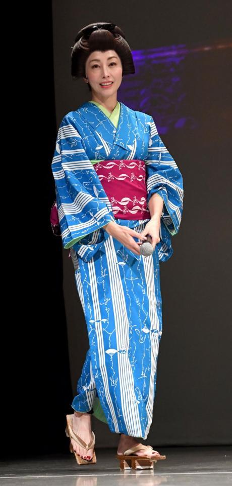 　坂本龍馬の妻・お竜を演じる熊切あさ美（撮影・佐藤厚）