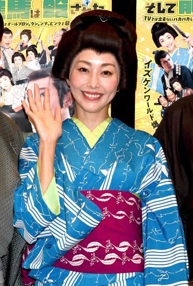 　坂本龍馬の妻・お竜を演じる熊切あさ美（撮影・佐藤厚）