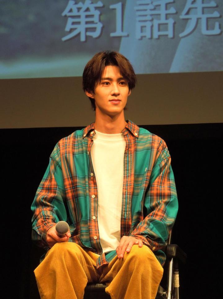 　ドラマ「透明な夜に駆ける君と、目に見えない恋をした。」のトークイベントに出演したＭ！ＬＫ・曽野舜太