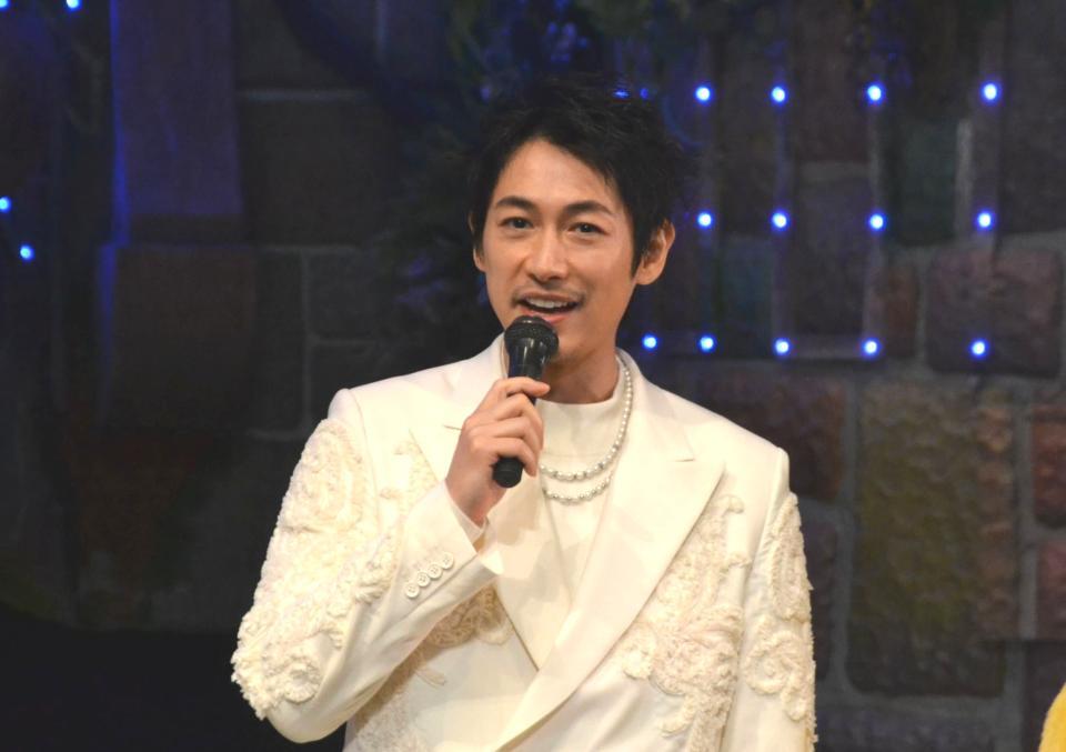 　「Ｓａｎｒｉｏ　Ｐｕｒｏｌａｎｄ　３５ｔｈ　Ａｎｎｉｖｅｒｓａｒｙ」取材会に登場したディーン・フジオカ