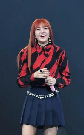 　ＢＬＡＣＫＰＩＮＫ・リサ＝２０１７年７月撮影