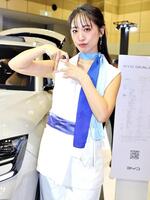 　ＢＹＤブースの藤森マリナ