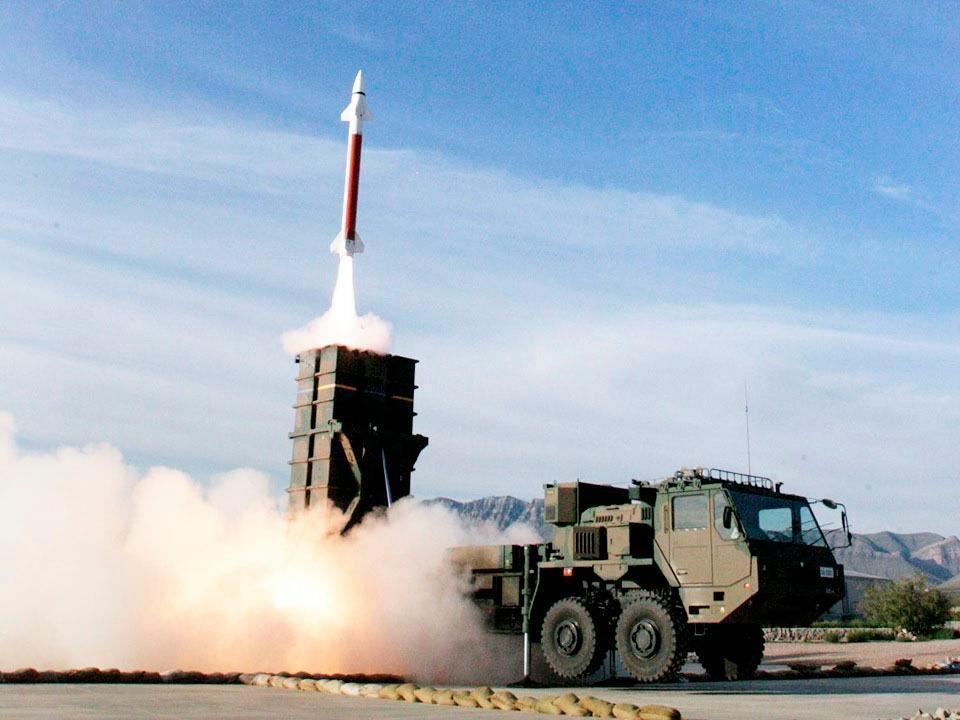 　陸上自衛隊の防空ミサイル「０３式中距離地対空誘導弾」（中ＳＡＭ）（陸自提供）