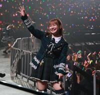 　卒業スペシャルで熱唱するモーニング娘。’２５の横山玲奈（撮影・金田祐二）