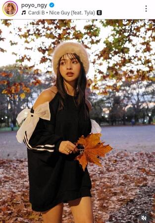 　ゆきぽよのインスタグラム＠ｐｏｙｏ＿ｎｇｙより