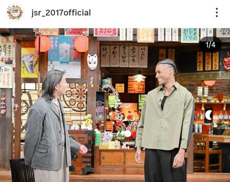 加藤浩次（左）と中島佑気ジョセフ。「人生最高レストラン」の公式インスタグラム＠ｊｓｒ＿２０１７ｏｆｆｉｃｉａｌより 
