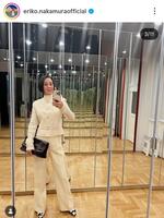 　２５年前のヴァレンティノ。全く古さを感じさせない！中村江里子のインスタグラム＠ｅｒｉｋｏ．ｎａｋａｍｕｒａｏｆｆｉｃｉａｌより 