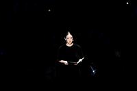 　「歓喜の歌」を朗読する蒼井優　©ＭＢＳ／サントリー１万人の第九