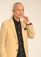 　舞台あいさつに登場した秋野太作（撮影・持木克友）