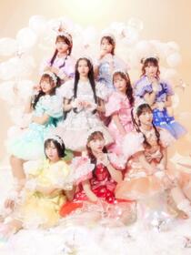 　「ＭＯＲＥ　ＳＴＡＲ」の（前列左から）笹原なな花、山本るしあ、新井心菜（中列左から）鈴木花梨、中山こはく、森田あみ、遠藤まりん、（後列左から）萩田そら、高梨ゆな