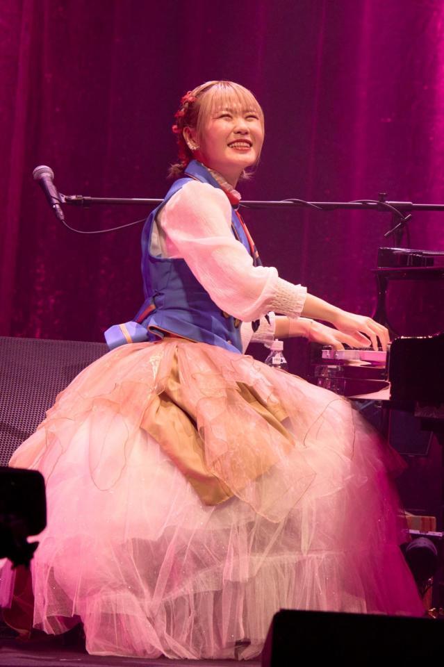 　東京国際フォーラムで「ハラミちゃん　全国ピアノツアー２０２５　ＴＨＥ　ＦＩＮＡＬ！！」を開催したハラミちゃん