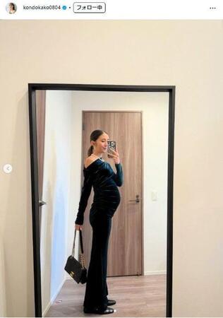 　近藤夏子インスタグラム＠ｋｏｎｄｏｋａｋｏ０８０４から
