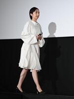 　舞台あいさつに登場した森田望智（撮影・開出牧）