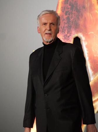 　３年ぶりに来日し、舞台あいさつに登壇したジェームズ・キャメロン監督