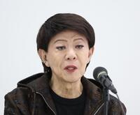 　病状を報告する美川憲一（撮影・金田祐二）