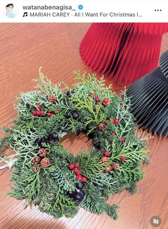 渡邊渚アナのインスタグラム＠ｗａｔａｎａｂｅｎａｇｉｓａ＿より 