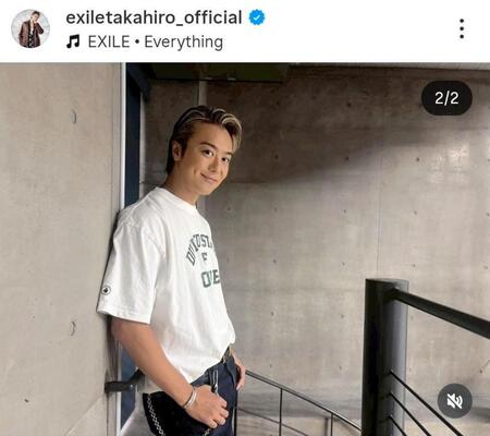 　ＴＡＫＡＨＩＲＯのインスタグラム＠ｅｘｉｌｅｔａｋａｈｉｒｏ＿ｏｆｆｉｃｉａｌ（９月２２日付）より