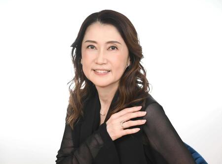 　清々しい雰囲気が魅力的な一路真輝（撮影・堀内翔）