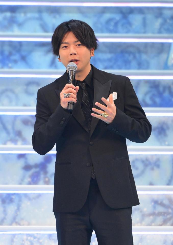 　応援アンバサダーとして登場した増田貴久（撮影・伊藤笙子）