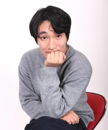 　俳優への思いを語った＝デイリースポーツ東京本社（撮影・園田高夫）