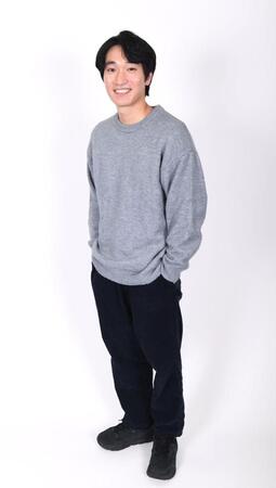 　俳優への思いを語った＝デイリースポーツ東京本社（撮影・園田高夫）