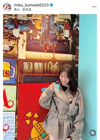 久間田琳加のインスタグラム＠ｒｉｎｋａ＿ｋｕｍａｄａ０２２３から