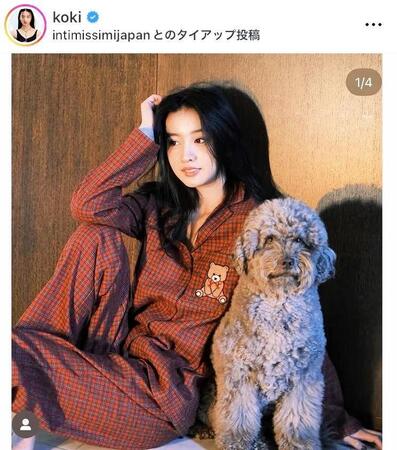 　Ｋｏｋｉ，のインスタグラム＠ｋｏｋｉより