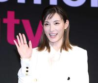 　アンバサダーに就任した加藤あい（撮影・金田祐二）