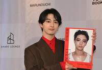 　ファースト写真集「Ｆｌｉｃｋｅｒ」発売記念イベント取材会に登場した新原泰佑