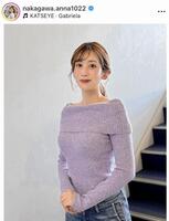 　中川安奈のインスタグラム＠ｎａｋａｇａｗａ．ａｎｎａ１０２２より