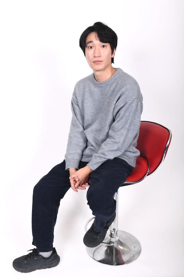 　俳優への思いを語った＝デイリースポーツ東京本社（撮影・園田高夫）