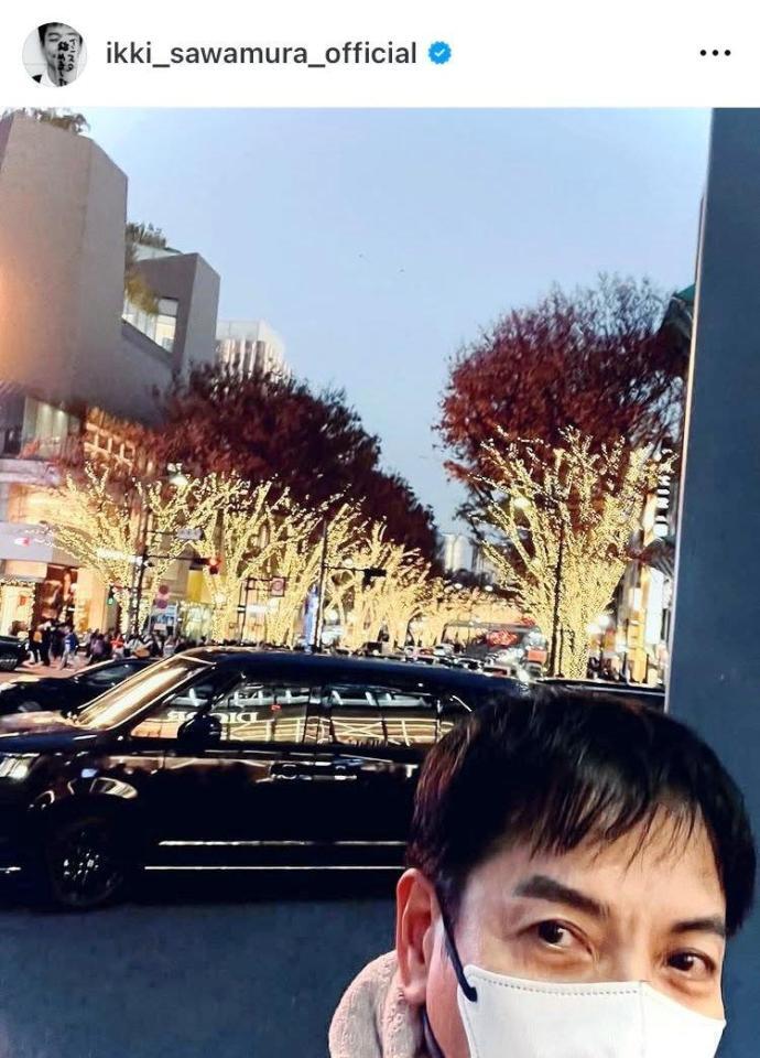 沢村一樹のインスタグラム＠ｉｋｋｉ＿ｓａｗａｍｕｒａ＿ｏｆｆｉｃｉａｌから