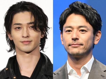 　横浜流星（左）と妻夫木聡