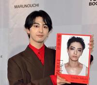 　写真集発売記念イベント取材会に登場した新原泰佑