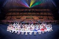 　ライブで一堂に会したＦＲＵＩＴＳ　ＺＩＰＰＥＲ、ＣＡＮＤＹ　ＴＵＮＥ、ＳＷＥＥＴ　ＳＴＥＡＤＹ、ＣＵＴＩＥ　ＳＴＲＥＥＴ、ＭＯＲＥ　ＳＴＡＲ（撮影：ヨシモリユウナ）