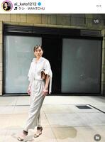 　加藤あいのインスタグラム＠ａｉ＿ｋａｔｏ１２１２（９月３０日付）より