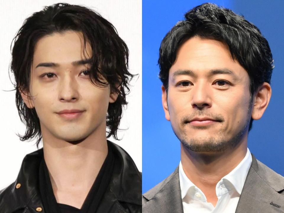 　横浜流星（左）と妻夫木聡