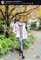 中川安奈のインスタグラム＠ｎａｋａｇａｗａ．ａｎｎａ１０２２から