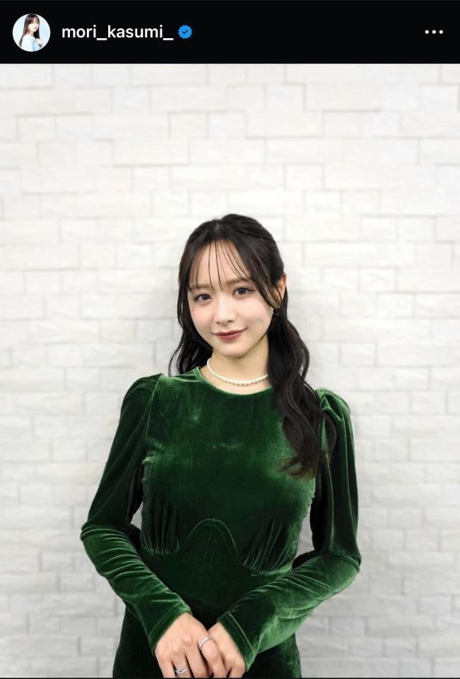 森香澄のインスタグラム＠ｍｏｒｉ＿ｋａｓｕｍｉ＿から