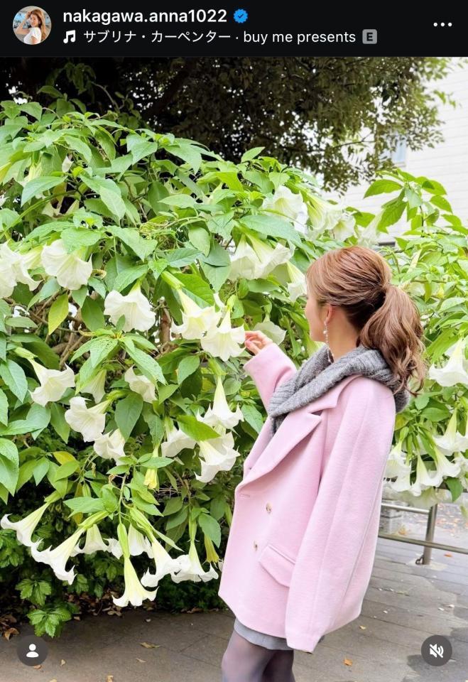 中川安奈のインスタグラム＠ｎａｋａｇａｗａ．ａｎｎａ１０２２から