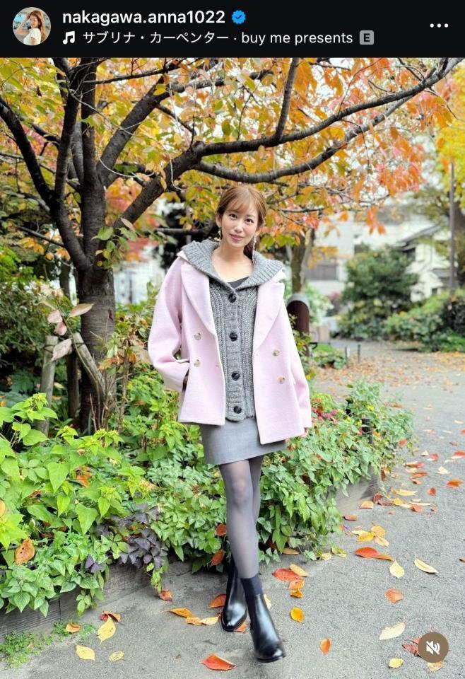 中川安奈のインスタグラム＠ｎａｋａｇａｗａ．ａｎｎａ１０２２から