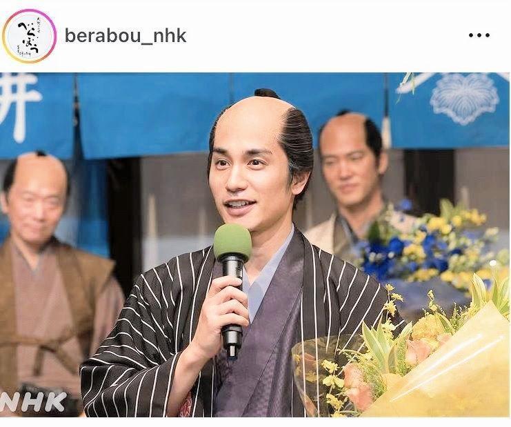 　ＮＨＫ大河ドラマ「べらぼう～蔦重栄華乃夢噺～」インスタグラム（ｂｅｒａｂｏｕ＿ｎｈｋ）より