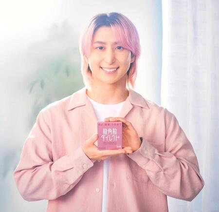 　龍角散の新ＣＭキャラクターに就任した佐久間大介