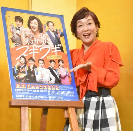 　主演舞台の取材会を行ったキムラ緑子