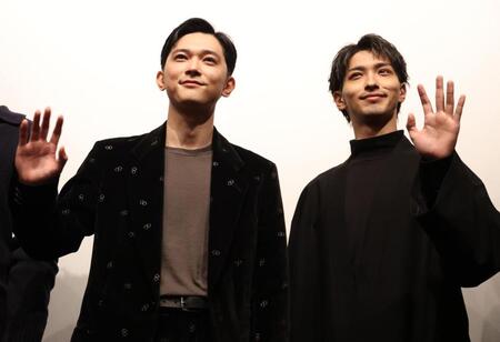 　トークで会場を盛り上げた吉沢亮（左）と横浜流星（撮影・金田祐二）